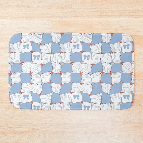 Item preview, Coastal Patchwork Bow Starfish Pattern designed and sold by HouseOfAurea.