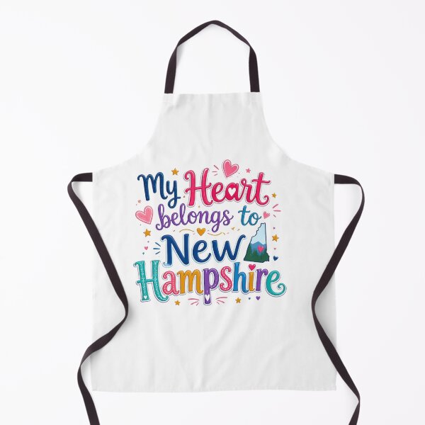 Item preview, My Heart Belongs to New Hampshire - Cute Souvenir Travelers Gift for Men Women & Kids  designed and sold by Mozaic Clothes.