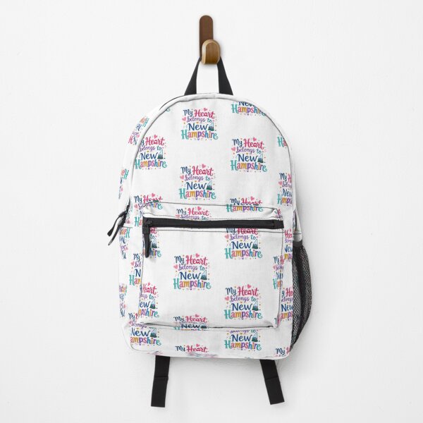 Item preview, My Heart Belongs to New Hampshire - Cute Souvenir Travelers Gift for Men Women & Kids  designed and sold by Mozaic Clothes.