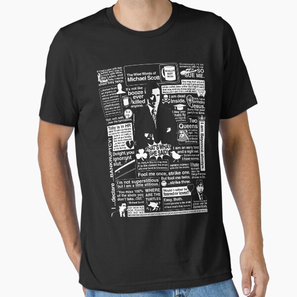 Item preview, The Wise Words of Michael Scott designed and sold by huckblade.