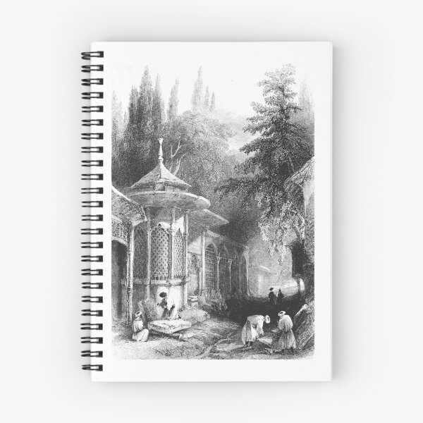 Item preview, Vintage Picturesque Europe Gothic Woodcut Illustration designed and sold by Antique Science Press.