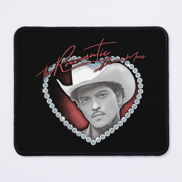 Item preview, Bruno Mars "The Romantic" Cowboy Hat Diamond Heart Tee designed and sold by Coolshopsea.