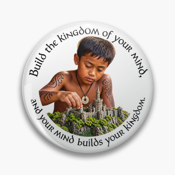 Item preview, Polynesian Wisdom Proverb - Build the kingdom of your mind | Pacific Art designed and sold by ShakaLife.org.