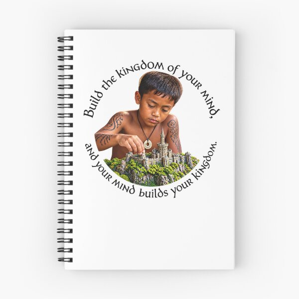 Item preview, Polynesian Wisdom Proverb - Build the kingdom of your mind | Pacific Art designed and sold by ShakaLife.org.