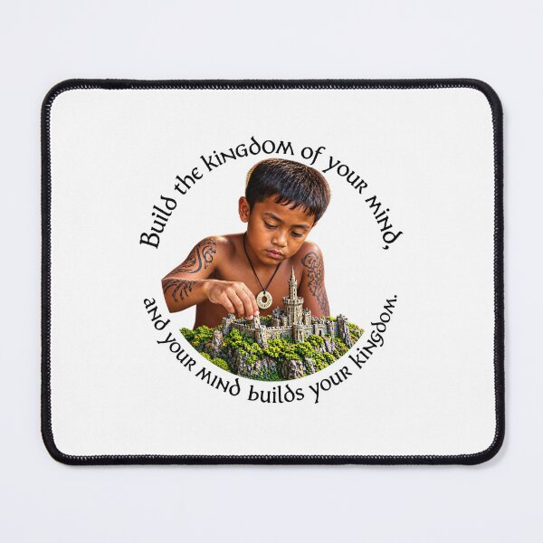 Item preview, Polynesian Wisdom Proverb - Build the kingdom of your mind | Pacific Art designed and sold by ShakaLife.org.