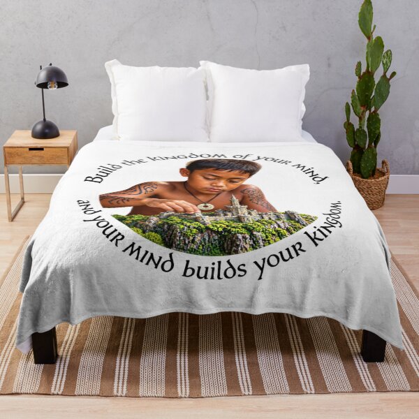 Item preview, Polynesian Wisdom Proverb - Build the kingdom of your mind | Pacific Art designed and sold by ShakaLife.org.