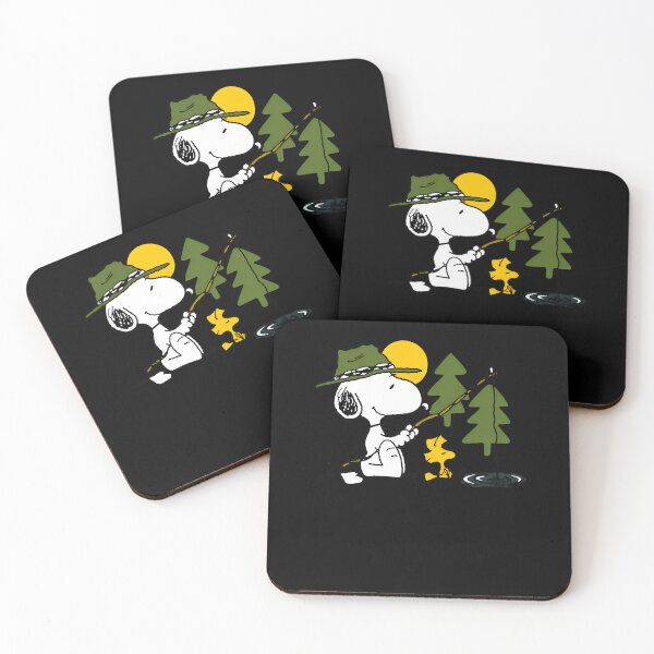 Item preview, Snoopy Fishing with Woodstock designed and sold by LittleMamastore.