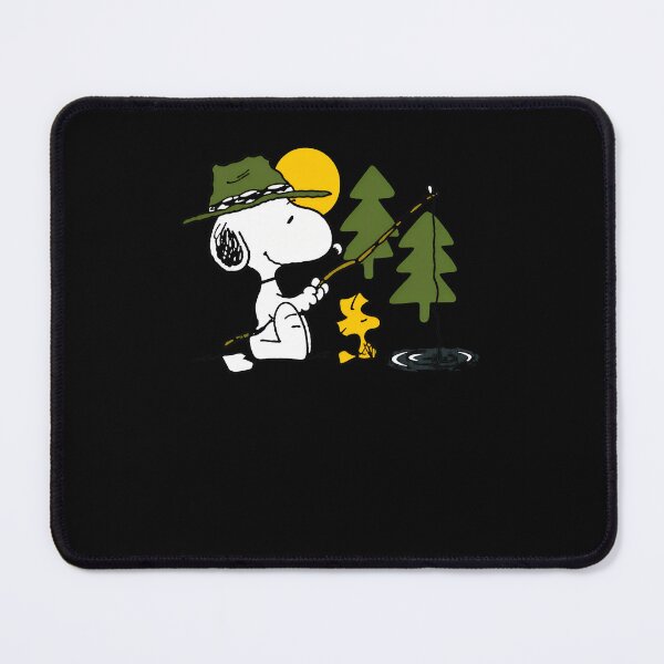 Item preview, Snoopy Fishing with Woodstock designed and sold by LittleMamastore.