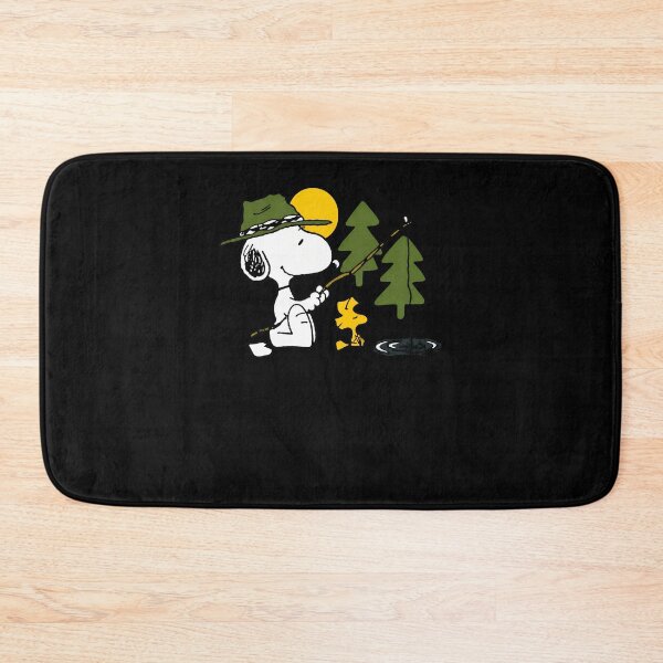 Item preview, Snoopy Fishing with Woodstock designed and sold by LittleMamastore.
