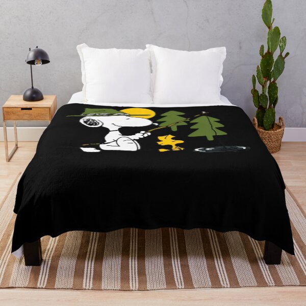 Item preview, Snoopy Fishing with Woodstock designed and sold by LittleMamastore.