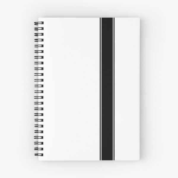 Item preview, Racing Stripe - Black on Bright White designed and sold by ubiquitoid.