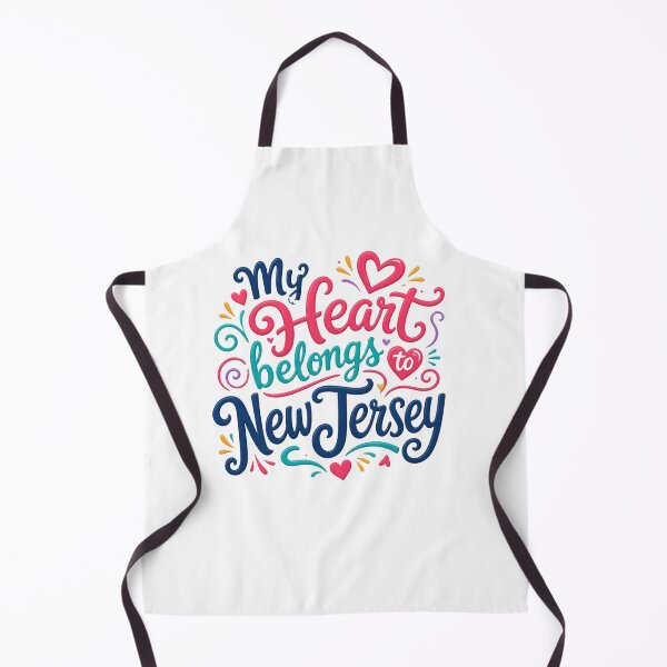 Item preview, My Heart Belongs to New Jersey - Cute Souvenir Travelers Gift for Men Women & Kids  designed and sold by Mozaic Clothes.