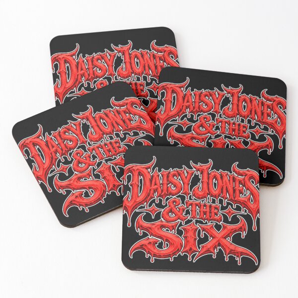 Item preview, Daisy Jones and The Six Red Gothic Typography designed and sold by TripleFour444.