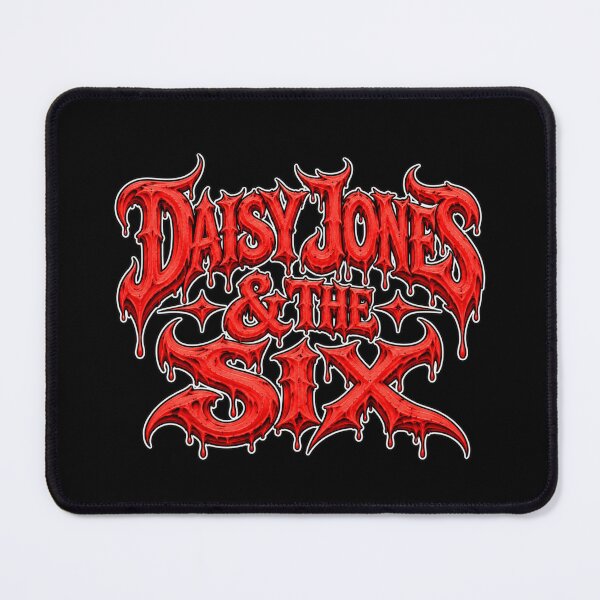 Item preview, Daisy Jones and The Six Red Gothic Typography designed and sold by TripleFour444.
