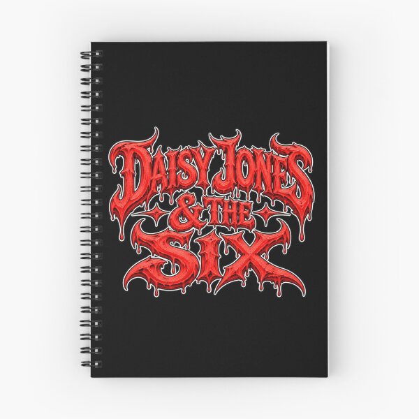 Item preview, Daisy Jones and The Six Red Gothic Typography designed and sold by TripleFour444.