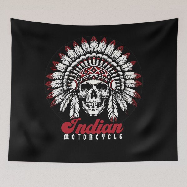 Item preview, Indian Motorcycle Skull Headdress Biker  designed and sold by sterfler.
