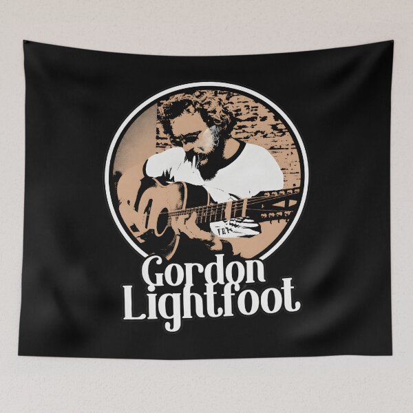 Item preview, Gordonn Lightfoot Folk Singer Guitar Art  designed and sold by beetlechds.