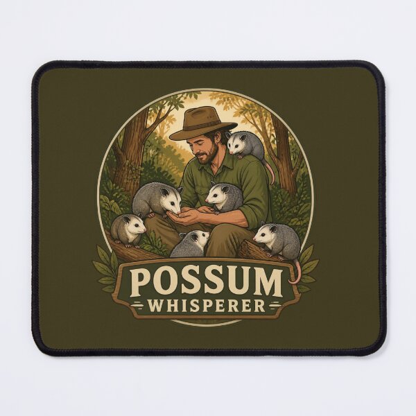 Item preview, Woodland Possum Whisperer Vintage Nature Animal Lover designed and sold by Créative touche .