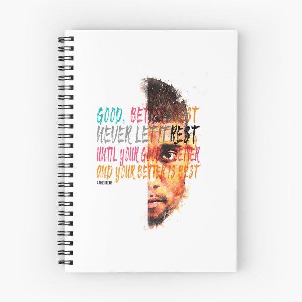 Item preview, Tim Duncan Inspiration Saying Motivational Quote Sketching Positive Quotegood Better Best. Never Let It Rest. Until Your Good Is Better And Your Better Is Best. designed and sold by rut1na.