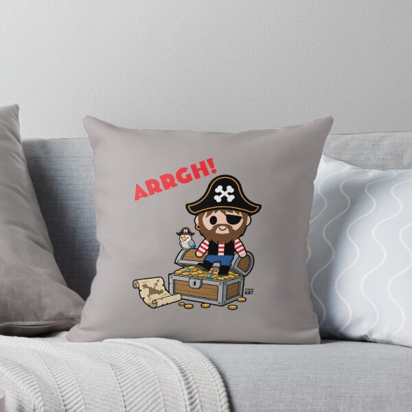 Item preview, Chibi Pirate with Eye Patch & ARRRGH!-52 designed and sold by BenjaminBylund.