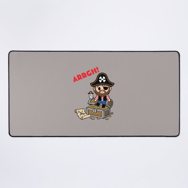 Item preview, Chibi Pirate with Eye Patch & ARRRGH!-52 designed and sold by BenjaminBylund.