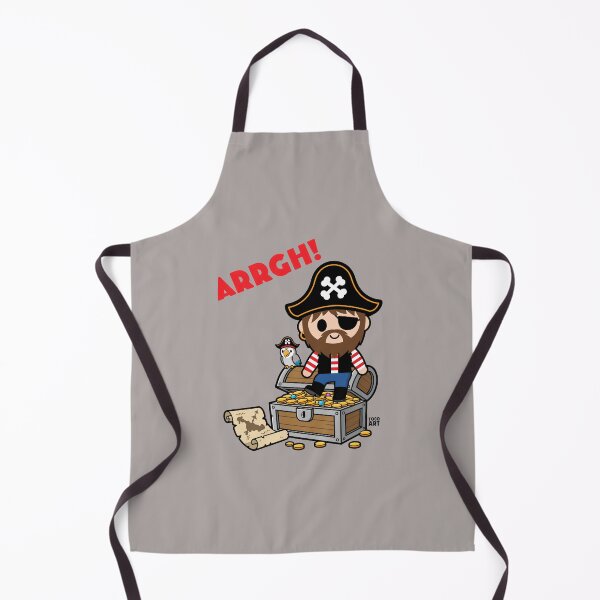 Item preview, Chibi Pirate with Eye Patch & ARRRGH!-52 designed and sold by BenjaminBylund.