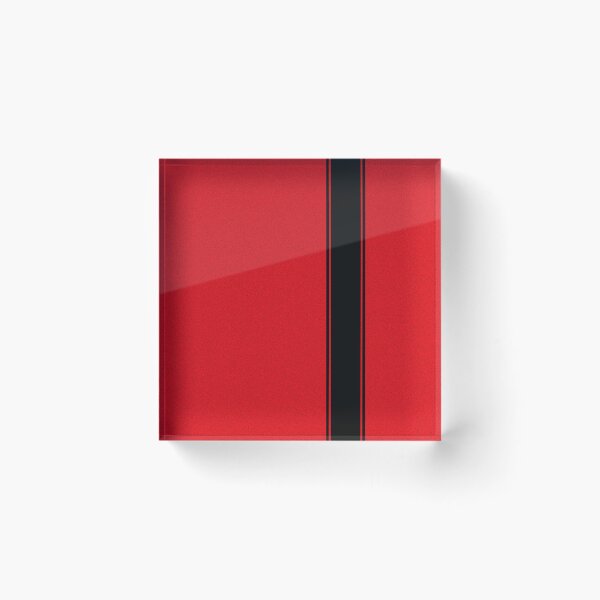 Item preview, Racing Stripe - Black on Demon Red designed and sold by ubiquitoid.