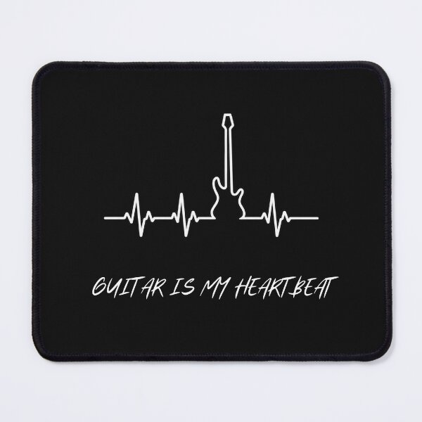 Item preview, Copy of Guitar Is My Heartbeat – Rock Music Guitar Lover T-Shirt designed and sold by ArthurShu.