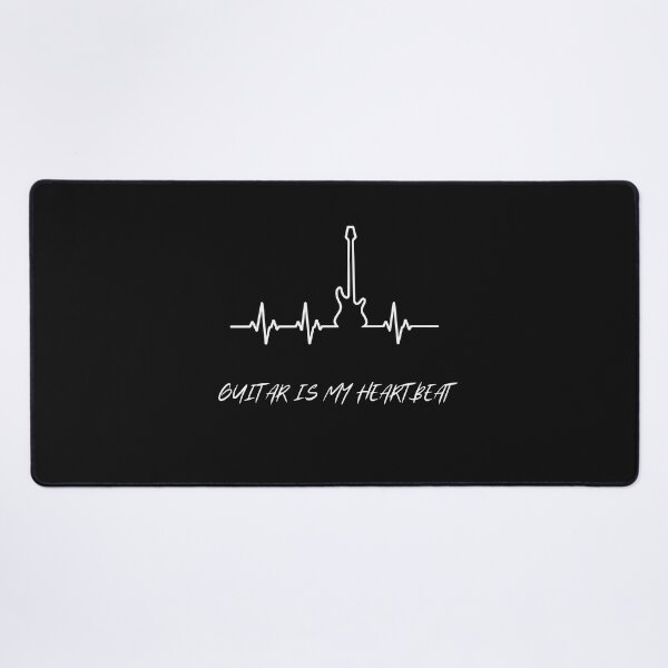 Item preview, Copy of Guitar Is My Heartbeat – Rock Music Guitar Lover T-Shirt designed and sold by ArthurShu.