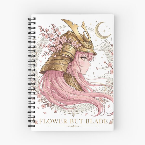 Item preview, Flower But Blade - Pink Hair Samurai Girl Cherry Blossom Anime Aesthetic designed and sold by zwnexura.