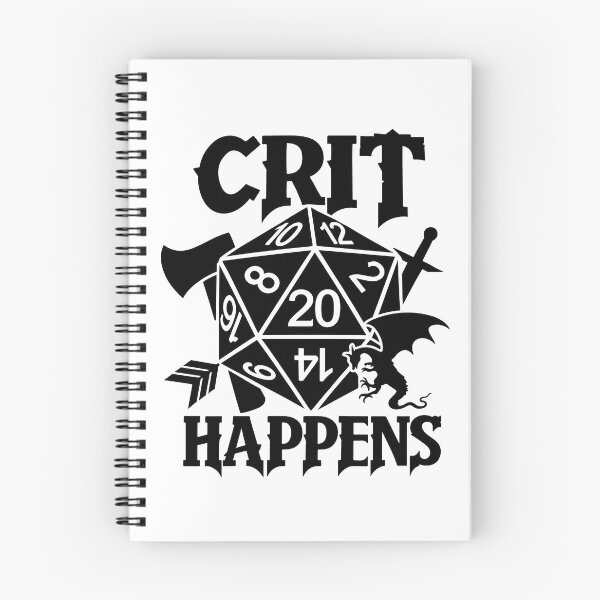 Item preview, Crit Happens Dnd designed and sold by Gamify Store.