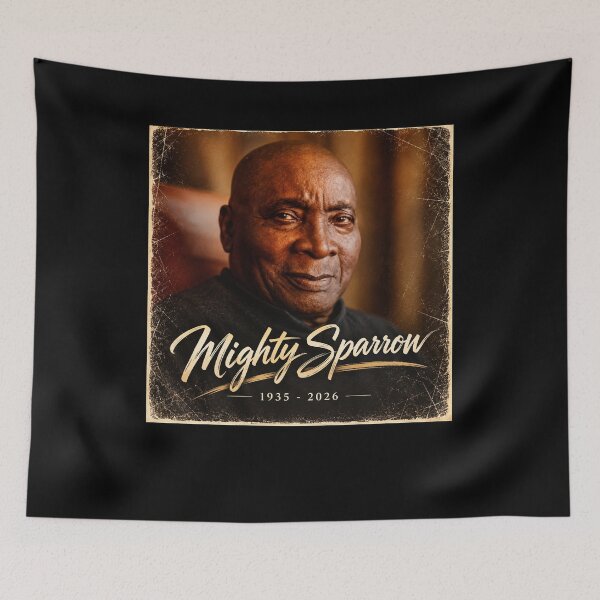 Item preview, Slinger Francisco The Mighty Sparrow tribute designed and sold by DogWorldArt.