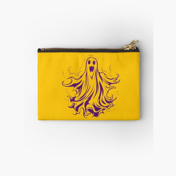 Item preview, Spooky Purple Ghost Floating Silhouette Halloween Aesthetic Art designed and sold by SolutionsArt.