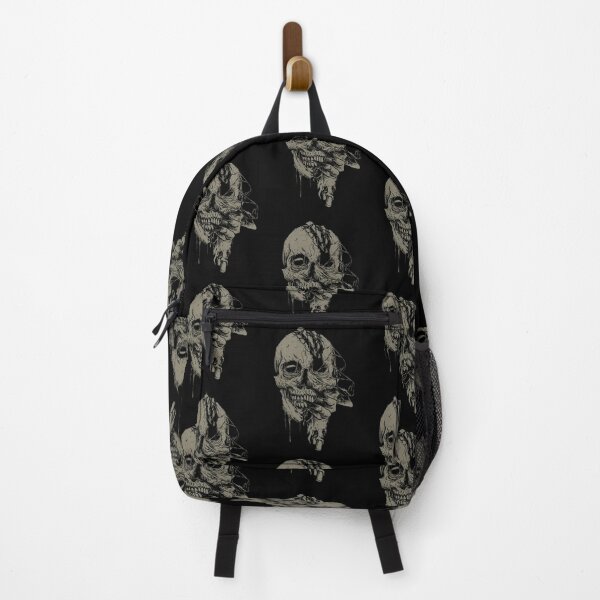 Item preview, Grungy Dark Horror Gothic Skull Melting Art designed and sold by SusanKohl.