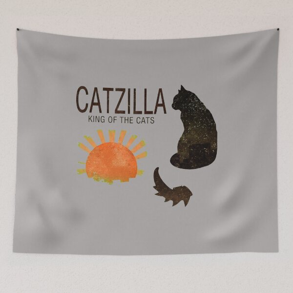 Item preview, CATZILLA King of the Cats Vintage Poster T-Shirt-28 designed and sold by TinaBednarek.