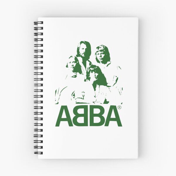 Item preview, ABBA Green Illustrated Retro Band Design designed and sold by Scarlettand.