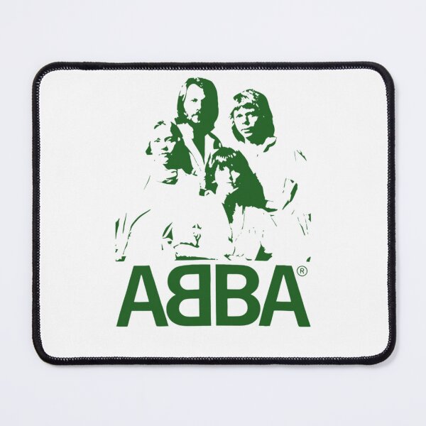 Item preview, ABBA Green Illustrated Retro Band Design designed and sold by Scarlettand.