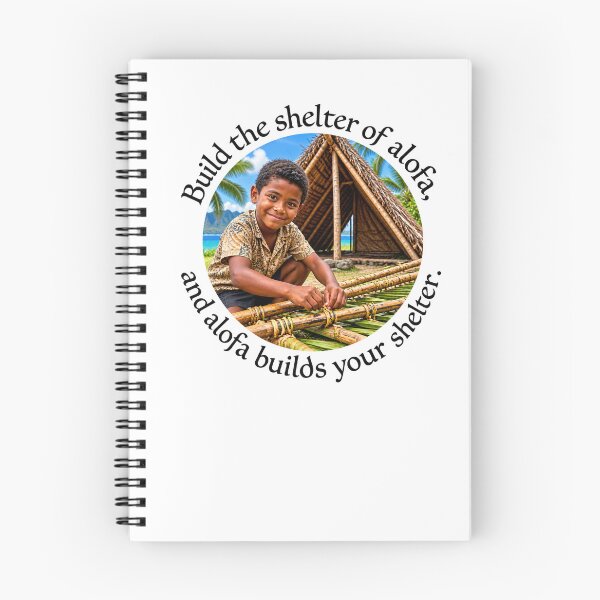 Item preview, Samoa Love Chiasmus Proverb - Build the shelter of alofa | Island Wisdom Art designed and sold by ShakaLife.org.