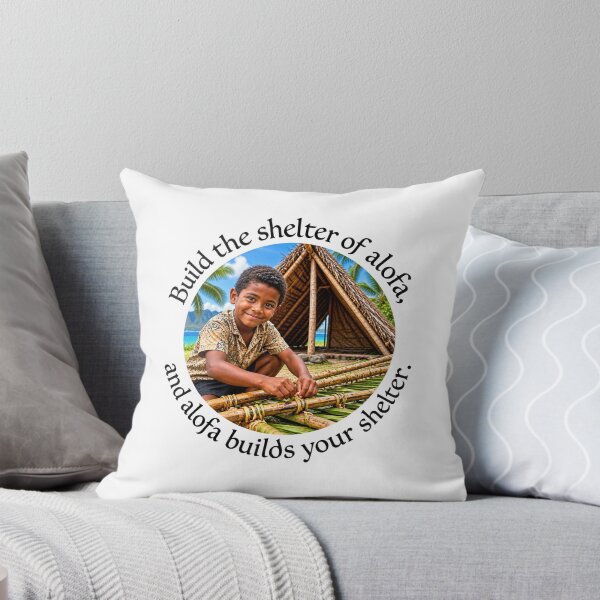 Item preview, Samoa Love Chiasmus Proverb - Build the shelter of alofa | Island Wisdom Art designed and sold by ShakaLife.org.