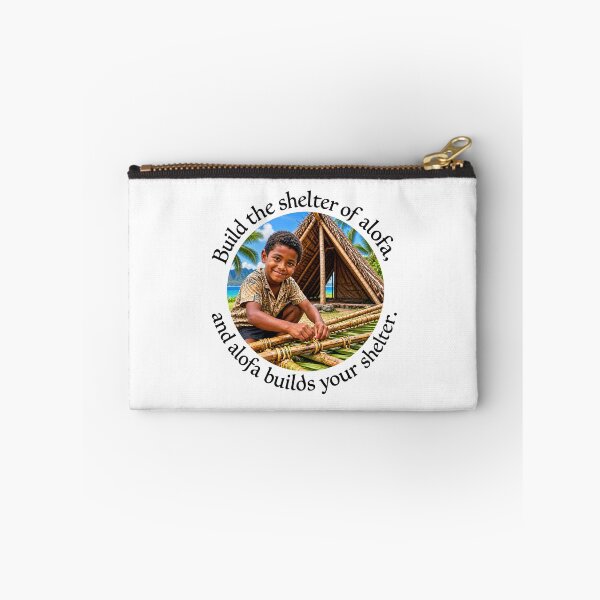 Item preview, Samoa Love Chiasmus Proverb - Build the shelter of alofa | Island Wisdom Art designed and sold by ShakaLife.org.