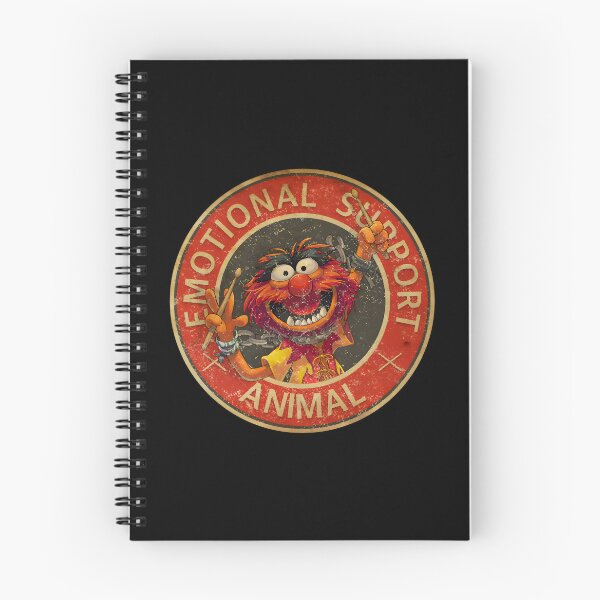 Item preview, Emotional Support Animal Funny Drummer Monster Badge designed and sold by EruvynStudiose.