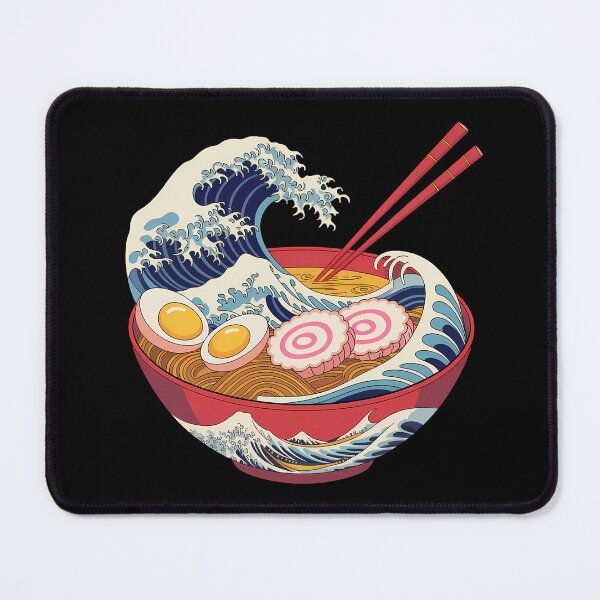 Item preview, Great Wave Ramen Bowl – Japanese Ukiyo-e Noodle Art Design designed and sold by LoFizzy.