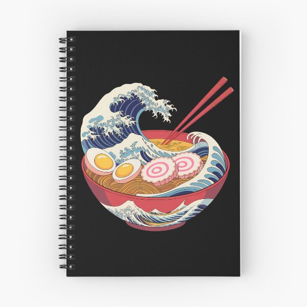 Item preview, Great Wave Ramen Bowl – Japanese Ukiyo-e Noodle Art Design designed and sold by LoFizzy.