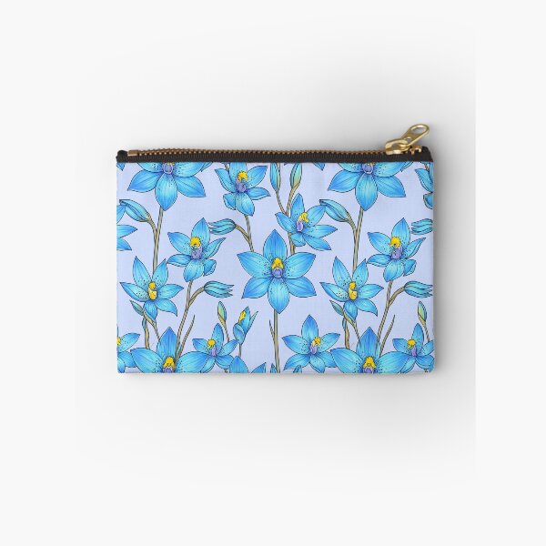 Item preview, Sky Blue Wild Orchid Vines Repeating Pattern designed and sold by Studio BC.