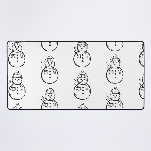 Item preview, Snowman with Coffee Funny Winter Gift 1 designed and sold by OneLine Studio.