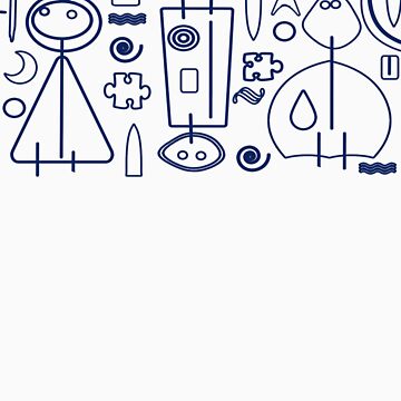 Artwork thumbnail, Children - blue design by MaluC