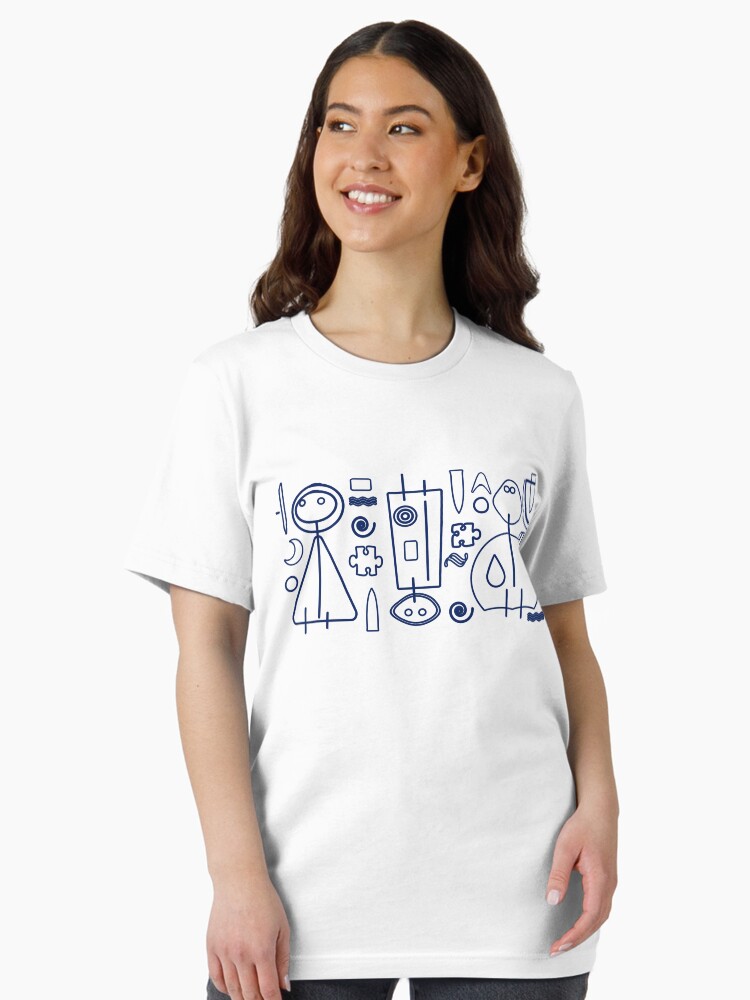 Thumbnail 1 of 7, Essential T-Shirt, Children - blue design designed and sold by MaluC.