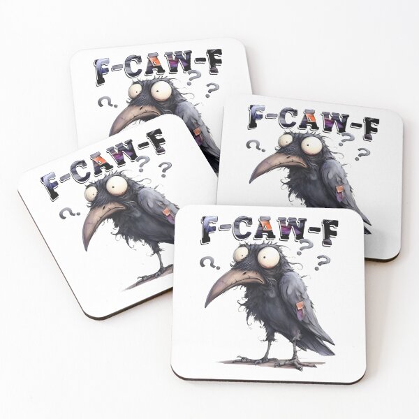 Item preview, Funny F-Caw-F Crow designed and sold by EruvynStudiose.