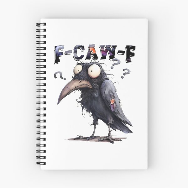 Item preview, Funny F-Caw-F Crow designed and sold by EruvynStudiose.