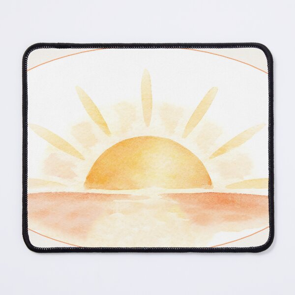 Item preview, Minimalist Watercolour Sunburst Sunrise Sunset designed and sold by VibeShift Studio.